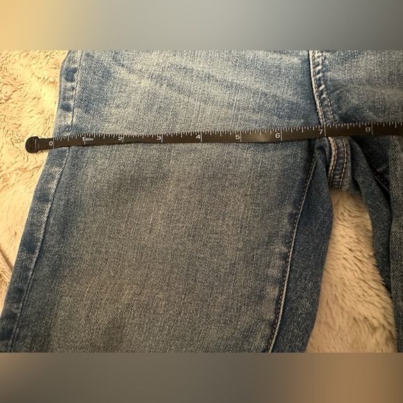 American Eagle Outfitters AEO Distressed Blue Hi-Rise Jeggings Stretch Jeans - Picture 5 of 16